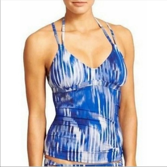 Athleta Other - Athleta Wailea Blue Tankini Top S
